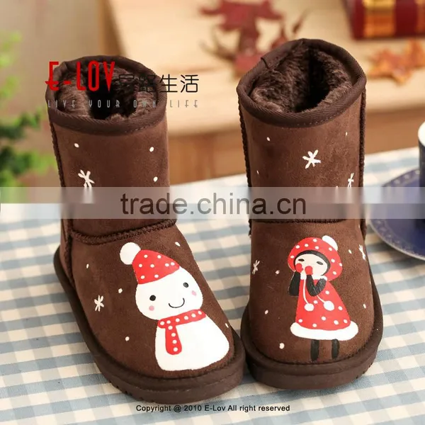 NO.U036C Hot Sales High Quality and Cheap China Baby Shoes Girl Boots photo-2