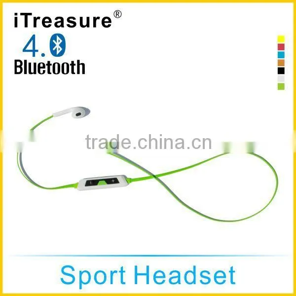 2016 New Fashion Sport Bluetooth Earphone With Version 4.1 for All Mobile Phone