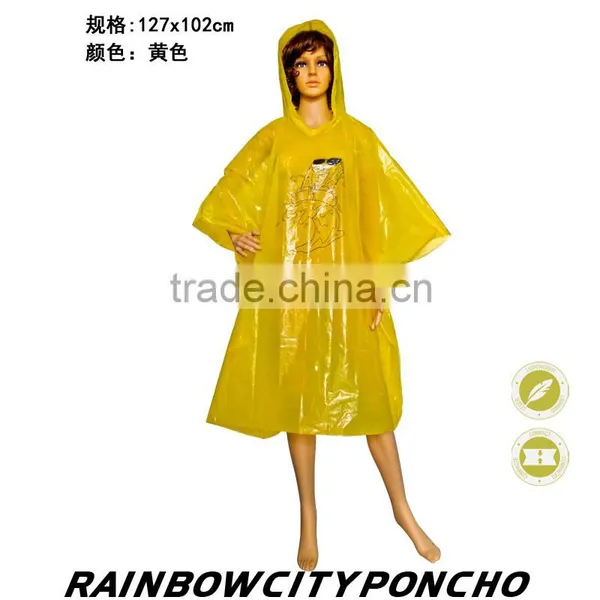 Kids PE Raincoat Rain Cape Child Poncho photo-6