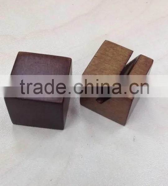 Small Wooden Holder for Business Card or Postcard photo-2