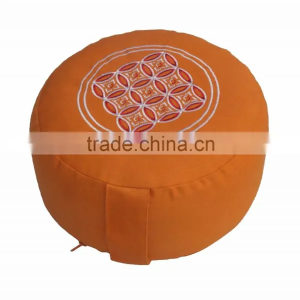 Dark Grey Small Cresent Cushion for Meditation, Neck Rest photo-4