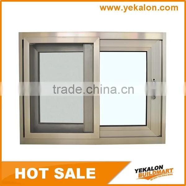 HOT SALE New Design Champagne Aluminum Sliding Window From China Supplier