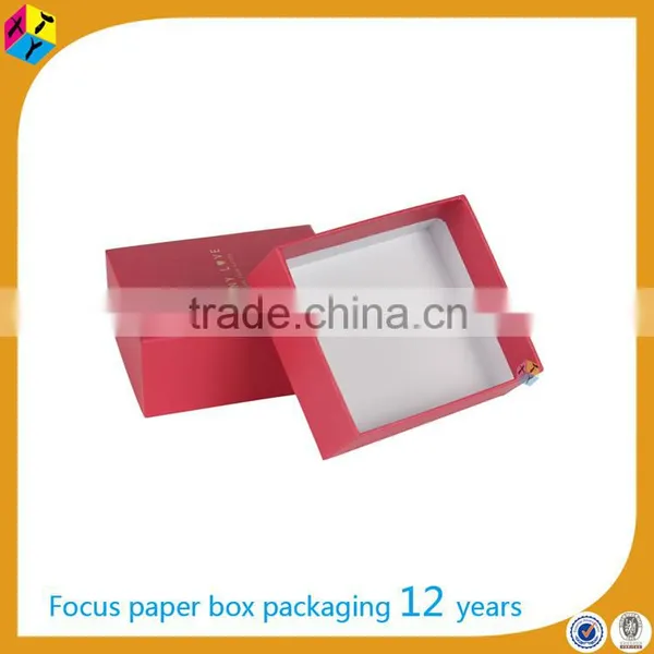 Custom Foil Stamped Red Gift Perfume Paper Box photo-4