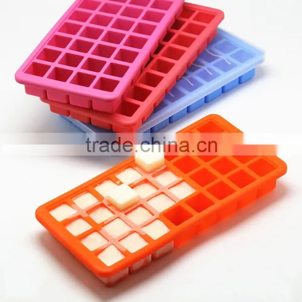 28 Cavity Silicone Ice Cube Tray Silicon Baby Food Storage Silicone Tray photo-6
