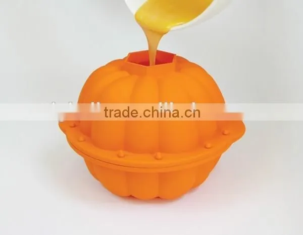 Unique 3D Silicone Pumpkin Shaped Cake Mold photo-2