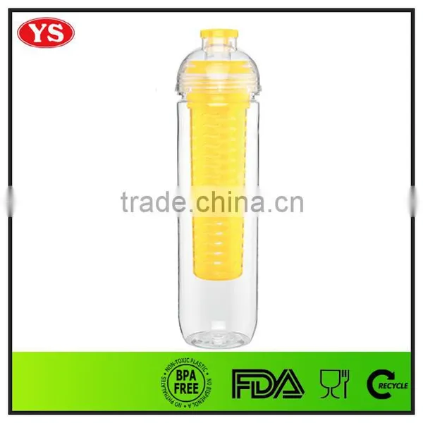 800ml Tritan Plastic Sport Drinking Water Bottle With Fruit Infuser photo-5