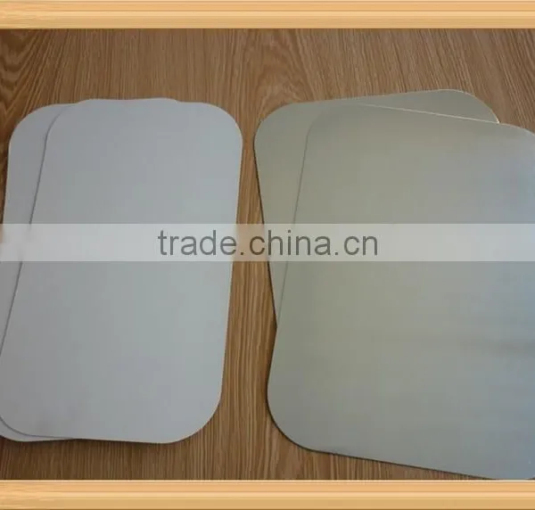 Supply High Quality Airline Coated Smooth Wall Aluminum Foil Lunch Box Lid photo-3