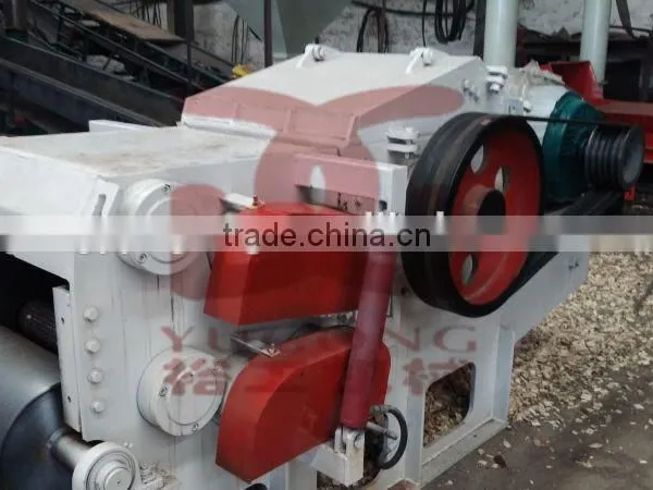Large Capacity Drum Wood Chipper for Wood Pellet Making Line photo-5
