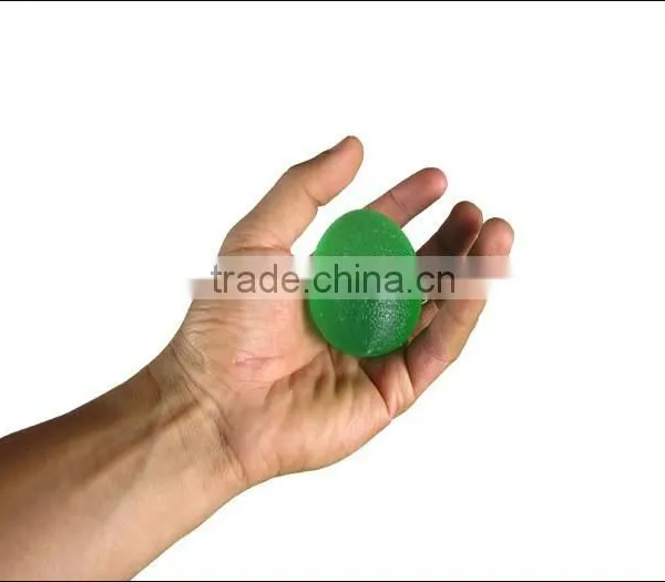 Silicone Grip Hand Finger Massage Decompression Ball Transparent Egg-shaped Vent Ball photo-6