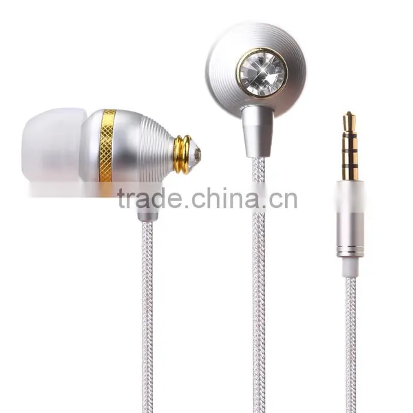 Factory Good Quality BENWIS EMP 100 Diamond Design Wired Earphone for IPhone,for IPad, for Samsung Mobile Phone Earphone With Mi photo-4