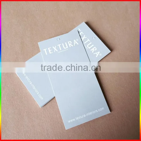 High Quality Custom Clothing Paper Hang Tag/hangtag for Garment Manufacturer photo-2