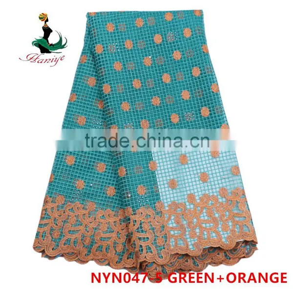 2016 Haniye African Tulle Tulle Fabric/French Lace Fabric Tulle High Quality 2016/NYN47 photo-3
