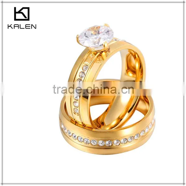 Best Price Titanium Lord Gold Plated Silver Ring photo-2