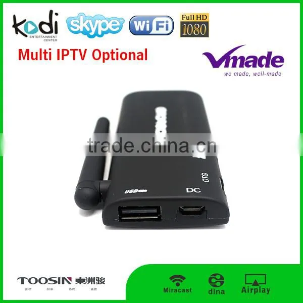 Best Google Android tv Stick Amlogic S805 Quad Core MINI PC Android 4.4 1G 8G TV Box Wifi M85 TV Stick With Remote photo-2