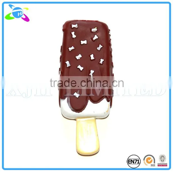 Vinyl Ice-cream Bar Popsicle Chocolate Squeaky Dog Pet Toy