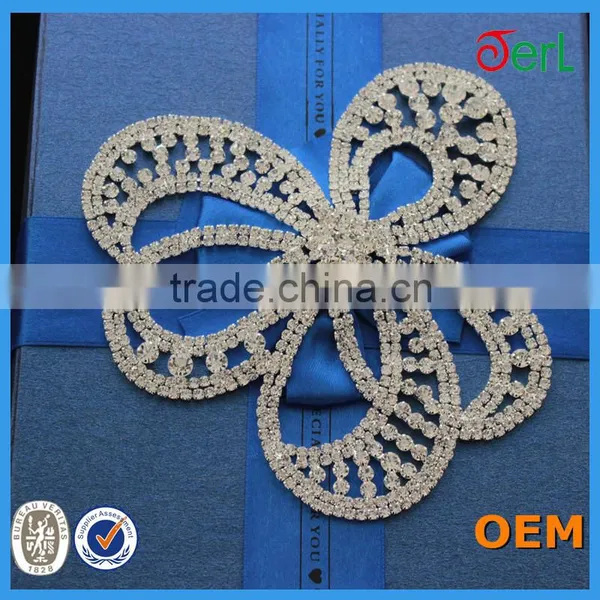 Rhinestone Bridal Applique Trimming for Dress photo-5