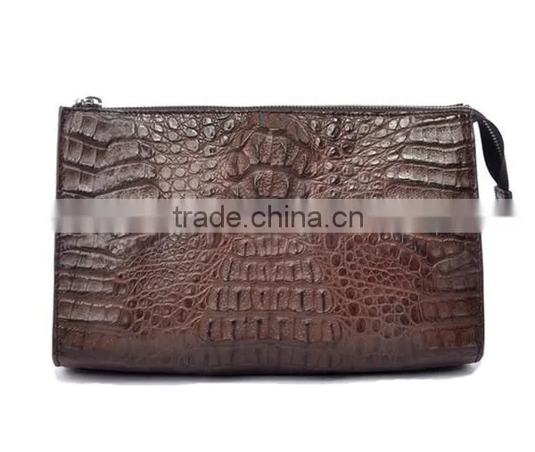Genuine crocodile leather men's bag clutch bag for man