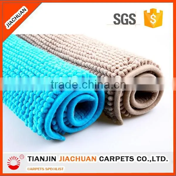 Non Skid SEBS Back Washable Chenille Mat photo-6