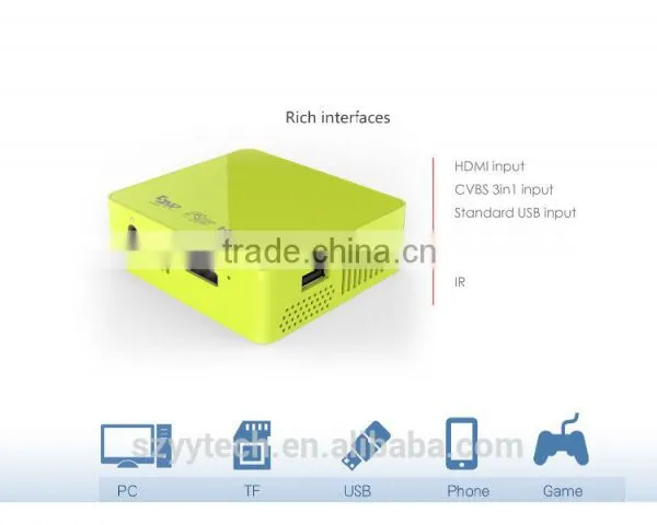 2016 Newest 854*480 Dlp Short Throw Projector UC50 Support AV USB SD HDMI IR photo-6