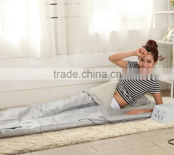 Hot Selling 3 Zone Far Infrared Sauna Blanket Infrared Heated Slimming Body Wrap photo-4
