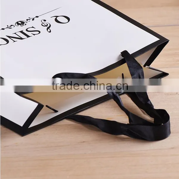 Wholesale White Gift Packaging Bags, Cheap Beautiful Bag photo-2