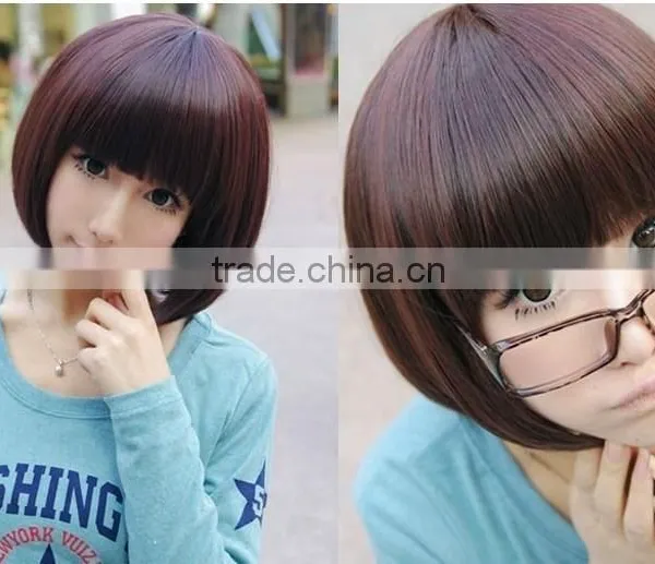 Hot Style Student Short Bob Wig Natural Looking Cheap Wigs photo-5