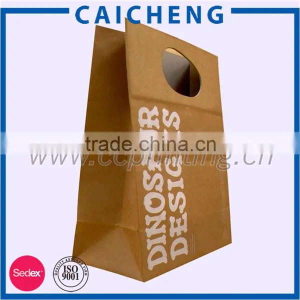 Printing and Packaging Factory Brown Kraft Paper Bag photo-4