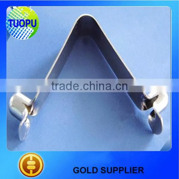 cheap flat spring double button clip for sale