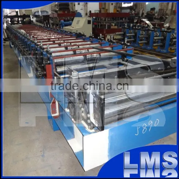 LMS Corrugated Metal Trapezoidal Roof Making Machine photo-6