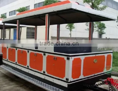 20 Seats Passenger Trailer,half-closed Wagon photo-3