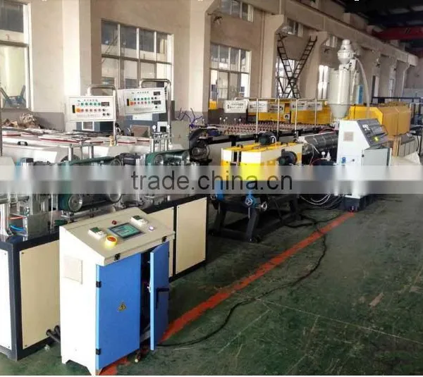 PVC Single Wall Corrugated Pipe Line / PE Corrugated Pipe Making Machine Single Wall Corrugated Pipe Machinery photo-2