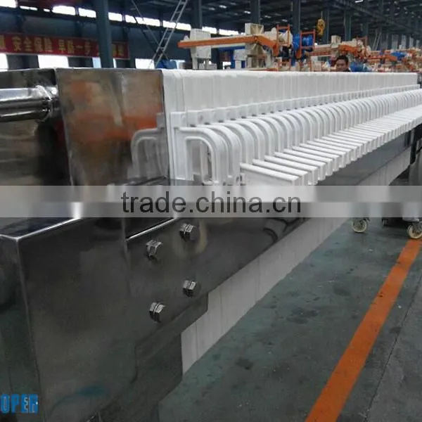 PP Plate-frame Cardboard Filter Press Used for Beverage Industry Filtration photo-2