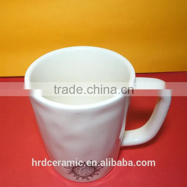 Elegant Design Durable Round 450ml Ceramic Beautiful Coffee Cups photo-3
