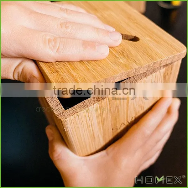Bamboo Piggy Bank Money Saving Box Homex BSCI/Factory photo-3