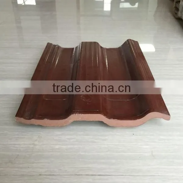 Cheap Price New Style Plain Roofing Tile, Corrugated Glazed Clay Roofing Tile photo-3