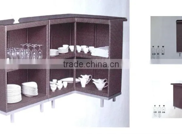 Vintage Rattan Bar Counter Match With High Chair Bar Stool photo-6