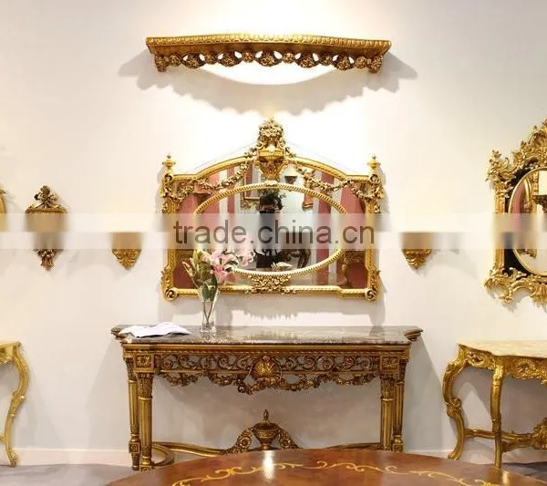 Luxuriouse Hotel Gold Console Table photo-2