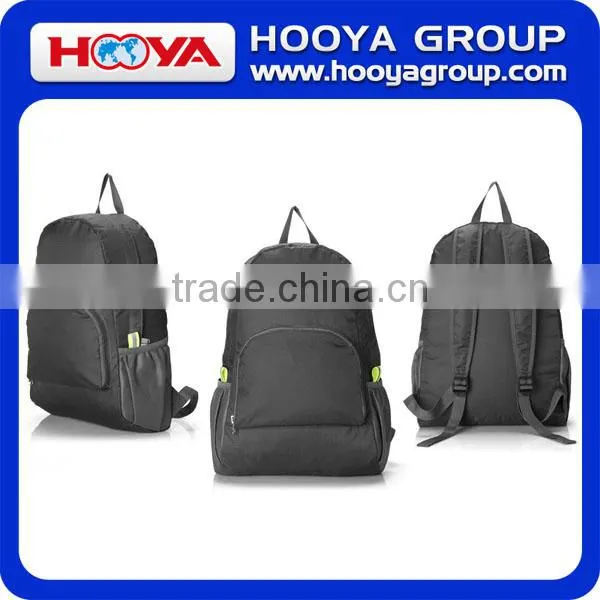 Big Capacity The Portable Zipper Soild Nylon Daily Travel Backpacks Shoulder Bags Folding Bag photo-4
