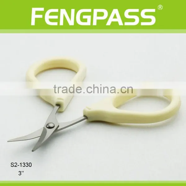 S2-1330 3" Inch 2CR13 Stainless Steel With PP Handle Baby Nail Scissors photo-4
