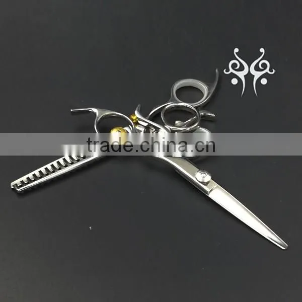 QJ-HS167 Professional Hairdressing Scissors Barber Hair Cutting Razor Scissors photo-2