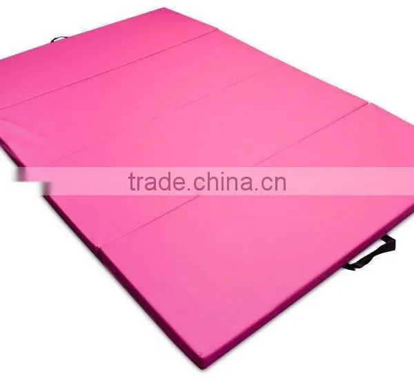 Pink Portable Cartwheel Exercise Tumbling Mat photo-2