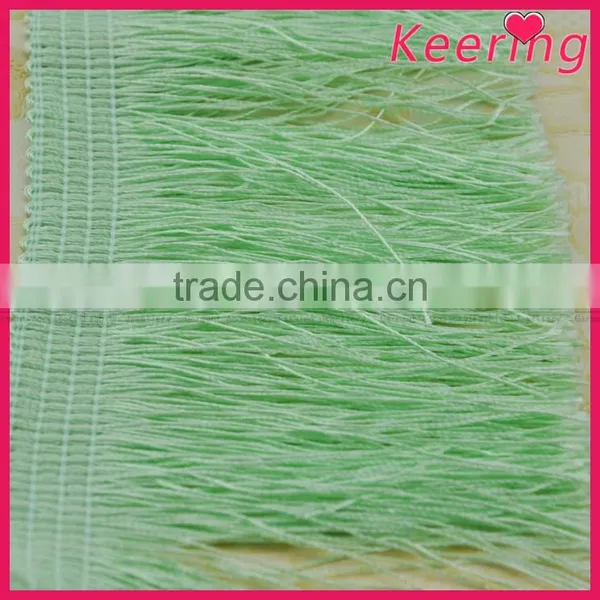 Hot Fashion Green Tassel Fringe Trim for Dress Or Curtains WTPB-004 photo-3
