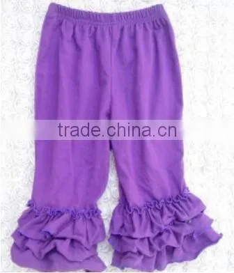 China Product and Low Price Wholesale Best Selling Boutique Cotton Ruffle Pants for Baby Kids for Spring and Autumn Wearing photo-4