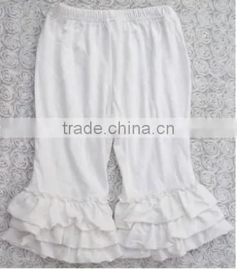 2016 Chinese Product Wholesale and EXW Price 100%cotton Pants With Ruffle for Baby Kids as Legging for Winter photo-2