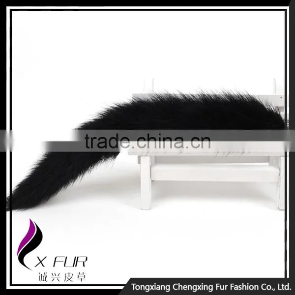 CX-R-35B Handmade Promotional Custom Creative Keychain/Genuine Mink Tail Key Chain photo-2