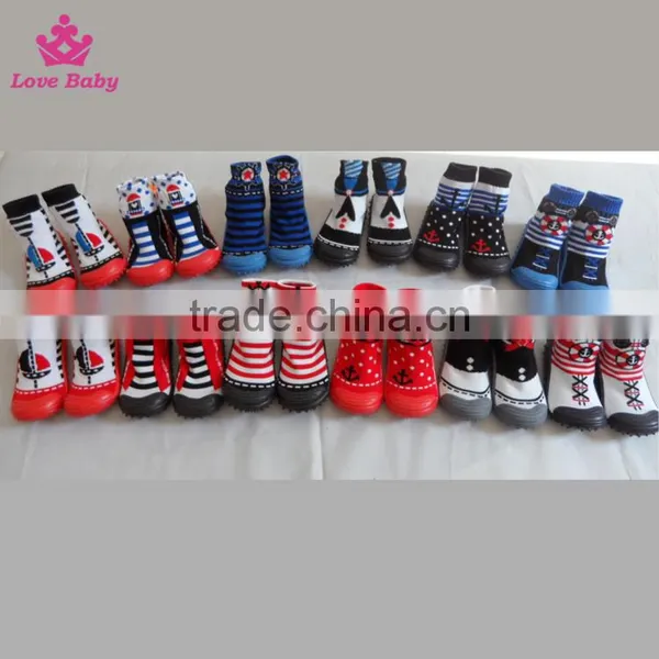 Hottest Selling 3D Cute Design Baby Ribbed Top Skidders Shoe Socks Made in China photo-4