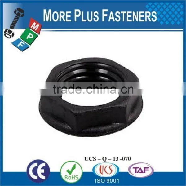 Made in Taiwan Black Domed Hexagonal Natural Finish Nylon Jam Plastic Jam Wing Nut photo-5