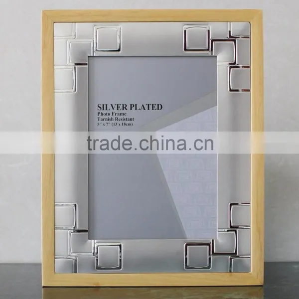 High Quanlity Assorted Design Silver Plated Metal Photo Frame Trophy for Wooden Base photo-5