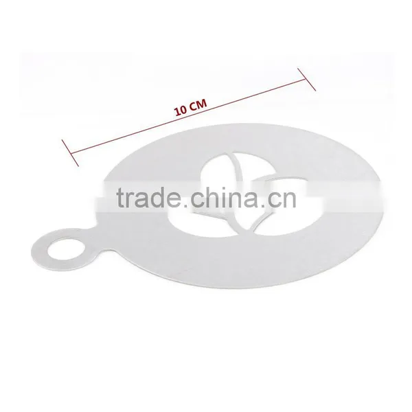 Hot Selling 6 Different Model Coffee Stencil Template for Decoration photo-3
