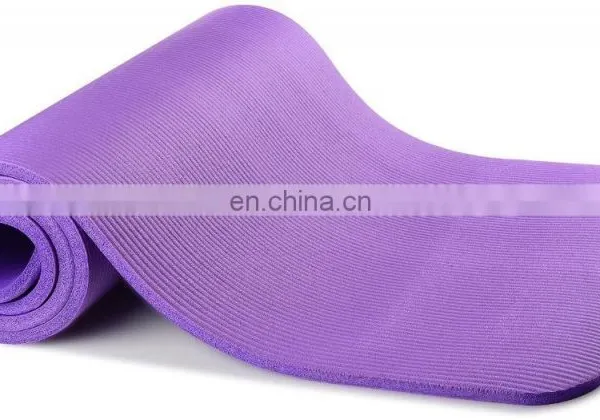 Extra Thick High Density Exercise Fitness Yoga Mat With Carrying Strap photo-2